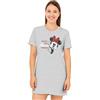 United Labels Disney Minnie Mouse Camicia da notte da donna - Enjoy The Minnie Things - Pigiama a maniche corte grigio