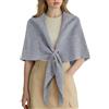 ACUSHLA Sciarpa triangolare da donna in 100% lana merino, pashmina | 100% lana merino con effetto cashmere, ultra morbida, calda e traspirante. Elegante sciarpa triangolare con chiusura ad