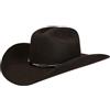 Stetson Llano Wool 4X Cappello Western unicolore Prodotto negli USA Uomo Autunno Inverno