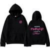 Temolie Katseye - Felpa con cappuccio da donna Merch Pinky Up Album, con stampa grafica, oversize, con tasche, regalo per gli appassionati di musica pop