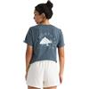 THE NORTH FACE - T-Shirt Grafica Monte Regular da Donna - Mix di Cotone e Poliestere - Stampa Grafica a Base d'Acqua sul Fronte e sul Retro