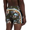 SUNDEK Costume da bagno da uomo con stampa elastica in vita, lunghezza 35,6 cm, cavallo 12,7 cm
