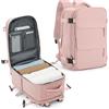 SZLX Zaino Ryanair 40x30x20 Zaino da Viaggio 40x30x20 Ryanair Wizzair Bagaglio a Mano 40x20x25 Donna da impermeabile Zaino Casual Laptop da 14 Pollici con Scomparto per Scarpe