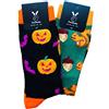 TwoSocks Calzini divertenti | Donna & Uomo | Calze divertenti per Halloween & scoiattolo come regalo | Cotone | Taglia unica