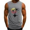 Voqeen Uomo Canottiera Estiva Palestra Cotone Canotta Sportivo Bodybuilding Maglia Allenamento Senza Manich Muscolo Gilet Smanicato Gym Casual Tank Top da Mare