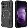 ESHUYI Cover per Xiaomi Redmi Note 17 Pro 5G Compatibile con Magnetica | Custodia Antiurto Grado Militare con Angoli Airbag, Dissipazione Calore, Ibrida TPU+PC, Nero