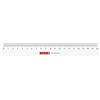 Brunnen - Righello 104977020 per scuola e ufficio, 20 cm, trasparente