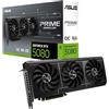 ASUS PRIME RTX5080 OC, Scheda Grafica 16 GB GDDR7 NVIDIA GeForce, Nera | 256 Bit, PCIe 5.0, Design a 2,5 Slot, 3 Ventole Assiali, 1 HDMI 2.1, 3 DisplayPort 2,1, GPU Tweak III, PRIME-RTX5080-O16G