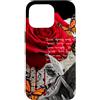 Red Melting Rose Tee Custodia per iPhone 16 Pro Butterfly Wings Melting Red Rose Tee, Poetic Wings, Donna