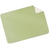AiQInu Tappeto Scrivania 280x200 mm, Sottomano Scrivania, Tappetino Scrivania, Copri Scrivania per Laptop, Tappetino Mouse e TastieraDoppia Faccia Beige e Verde