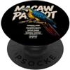4MacawLovers Fatti pappagallo ara Birdwatcher Papà Padre PopSockets PopGrip Adesivo