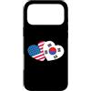 Korean American Heart Co Custodia per iPhone 17 Pro Max USA Corea del Sud Cuore Amicizia coreana americana
