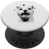 Feline Nostalgia Kitty Humor Early Inter Divertente Y2K Retro Cat Meme Silly Vintage Amante Gatti PopSockets PopGrip Adesivo