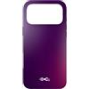 BECCA Abstract Color Studio Custodia per iPhone 17 Pro Max Viola Borgogna Astratto Gradiente Minimalista Estetica
