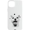 Feline Nostalgia Kitty Humor Early Inter Custodia per iPhone 15 Plus Divertente Y2K Retro Cat Meme Silly Vintage Amante Gatti