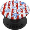 BECCA Mediterranean Summer Collection Motivo mediterraneo a righe rosse costiere italiane estive PopSockets PopGrip Adesivo