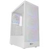 Mars Gaming MC-NEBULA Case Gaming ATX, 4 Ventilatori Line-Glow ARGB 120 mm, Frontal Mesh Metallico a Microforatura, CableHatch, Laterale in Vetro Temperato, Bianco