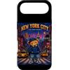 Bahaa's Tee Custodia per iPhone Air Vintage Pixel Art NYC Streetwear Bear Y2K Graphic