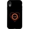South America Africa Annular Solar Eclip Custodia per iPhone XR Eclissi solare anulare 6 febbraio 2027 Anello di Fuoco Tasca Cuore