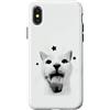 Feline Nostalgia Kitty Humor Early Inter Custodia per iPhone X/XS Divertente Y2K Retro Cat Meme Silly Vintage Amante Gatti