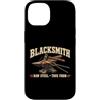 Blacksmith Shirts & Gifts HHWCo. Custodia per iPhone 14 Fabbro in acciaio grezzo vera forma forgiatura design