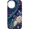 Celestial Form Collection Custodia per iPhone 12 Pro Max Estetica dello spazio celeste del giardino della luna di cristallo