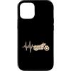 Humour Moto Drôle Humoristique Custodia per iPhone 12/12 Pro Battito Di Cuore Moto Uomo Umorismo Biker Divertente Motarda