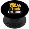 Funny quote Cement Job I Turn The Dirt Truck Construction Worker Cement Job I Turn The Dirt PopSockets PopGrip Adesivo
