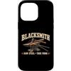 Blacksmith Shirts & Gifts HHWCo. Custodia per iPhone 14 Pro Max Fabbro in acciaio grezzo vera forma forgiatura design
