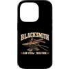 Blacksmith Shirts & Gifts HHWCo. Custodia per iPhone 14 Pro Fabbro in acciaio grezzo vera forma forgiatura design