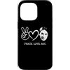 Peace Love AOC Custodia per iPhone 14 Pro Max Pace Amore AOC Alexandria Ocasio-Cortez