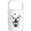 Feline Nostalgia Kitty Humor Early Inter Custodia per iPhone 17 Pro Divertente Y2K Retro Cat Meme Silly Vintage Amante Gatti