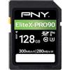 PNY EliteX-PRO 90 128GB SD Scheda di Memoria C10 U3 V90 UHS-II
