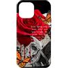 Red Melting Rose Tee Custodia per iPhone 12 Pro Max Butterfly Wings Melting Red Rose Tee, Poetic Wings, Donna