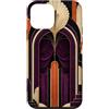 Modern Deco Collection Custodia per iPhone 12 mini Opera Architectural Shell Arch Geometrico Lusso Art