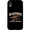 Blacksmith Shirts & Gifts HHWCo. Custodia per iPhone XR Fabbro in acciaio grezzo vera forma forgiatura design