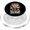 Pilota Di Mongolfiera Mongolfiera I'm Just Here For The Hot Air Balloons PopSockets PopGrip per MagSafe