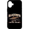 Blacksmith Shirts & Gifts HHWCo. Custodia per iPhone 16 Plus Fabbro in acciaio grezzo vera forma forgiatura design