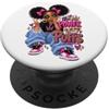 Black Queen Tees LLC Black Girl Magic Power è in My Puffs Afro Puff PopSockets PopGrip Adesivo