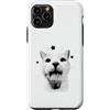 Feline Nostalgia Kitty Humor Early Inter Custodia per iPhone 11 Pro Divertente Y2K Retro Cat Meme Silly Vintage Amante Gatti