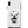 Feline Nostalgia Kitty Humor Early Inter Custodia per iPhone XS Max Divertente Y2K Retro Cat Meme Silly Vintage Amante Gatti