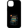 Funny Arcade Gaming Nerd Retro Gaming Lo Custodia per iPhone 14 Plus Controller per videogiochi Gamer Casino Joke Slot Machine Jackpot