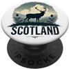 Scotland Stag Highlands Scozia Stag Highlands PopSockets PopGrip Adesivo