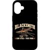 Blacksmith Shirts & Gifts HHWCo. Custodia per iPhone 16 Fabbro in acciaio grezzo vera forma forgiatura design