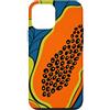 Citrus Leaf Collection Custodia per iPhone 12 mini Modello di semi di papaya audace modello ispirato al giapponese