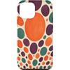 Playful Dot Collection Custodia per iPhone 12 mini Punti Ovali Dipinti a Mano Astr