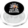 Pilota Di Mongolfiera Mongolfiera Easily Distracted By Hot Air Balloons PopSockets PopGrip per MagSafe
