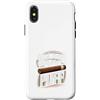 Classic Cigar Culture Vintage Luxury Smo Custodia per iPhone X/XS Abbigliamento per fumatori premium Cigar Enthusiast Lounge Lifestyle