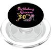 Birthday Queen Ladies Gift 30° compleanno regina 30 anni trenta PopSockets PopGrip per MagSafe