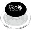 Peace Love AOC Pace Amore AOC Alexandria Ocasio-Cortez PopSockets PopGrip per MagSafe